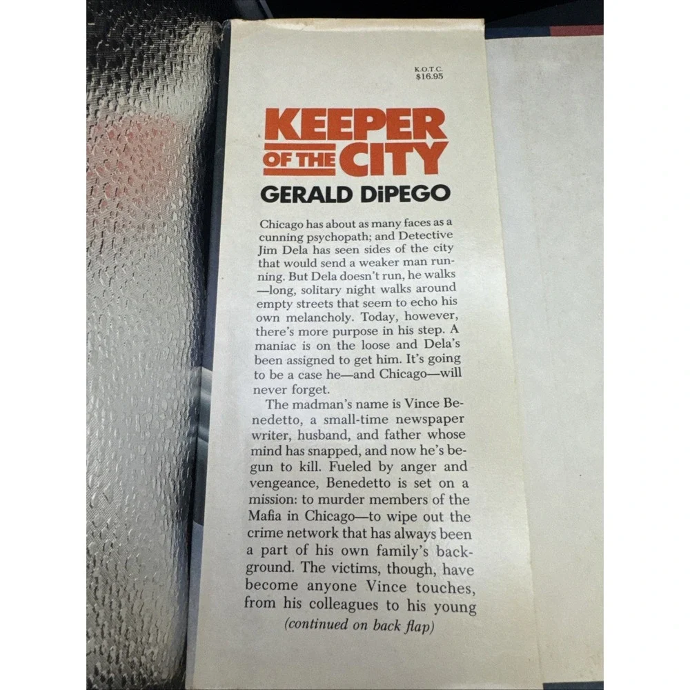 Keeper Of The City Gerald‎ Dipego 1987 1st Edition